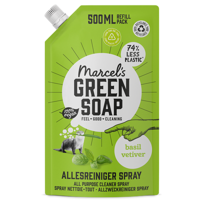 Allesreiniger Spray Navulling Basilicum & Vetiver