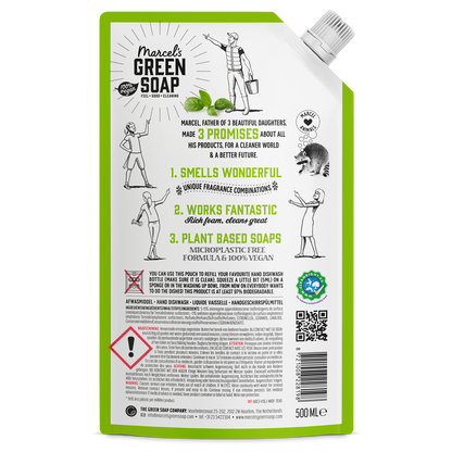 Afwasmiddel Navulling Basilicum & Vetiver