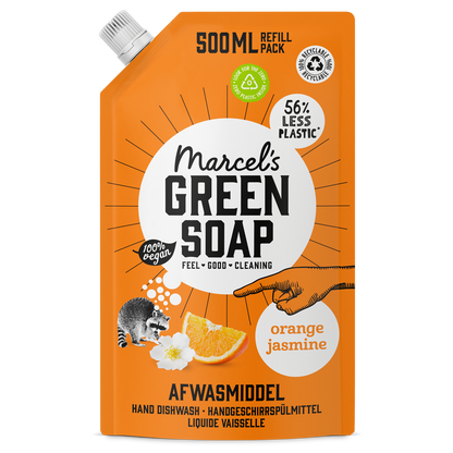 Afwasmiddel Navulling Sinaasappel & Jasmijn