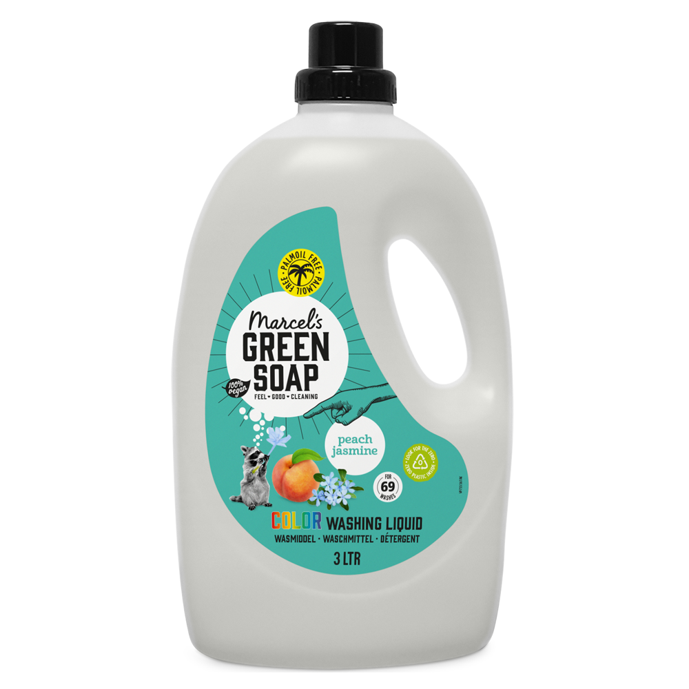 Kleur Wasmiddel Perzik & Jasmijn 3L