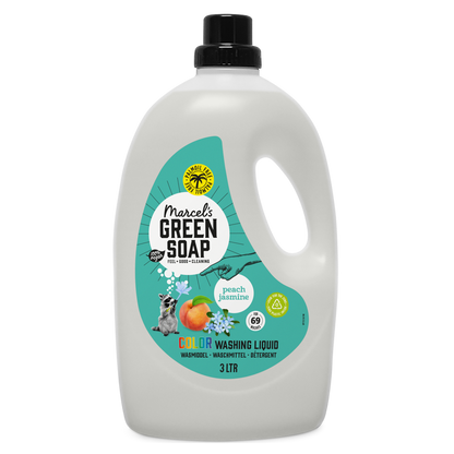Kleur Wasmiddel Perzik & Jasmijn 3L