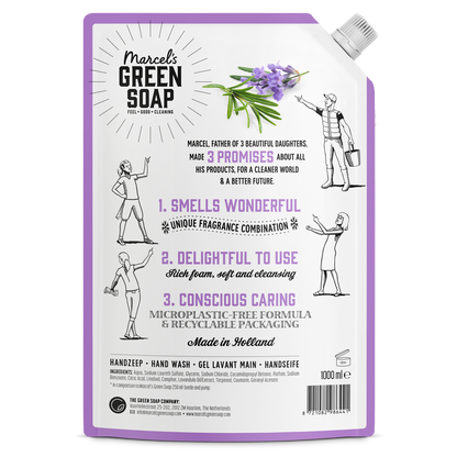 Handzeep Navulling Lavendel & Rozemarijn 1L