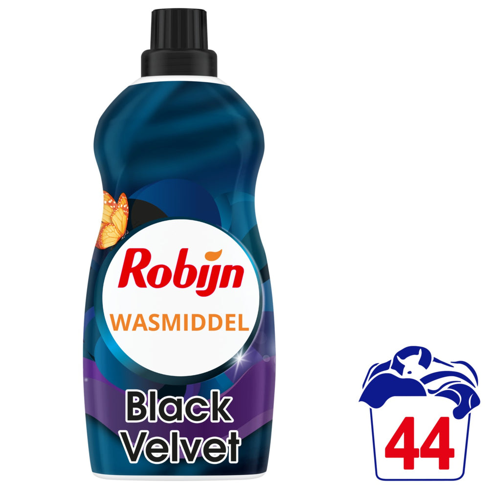 Robijn vloeibaar wasmiddel Black Velvet, fles 1,19 liter