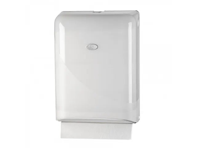 Pearl White handdoekdispenser | Interfold, Z-Fold - stuk