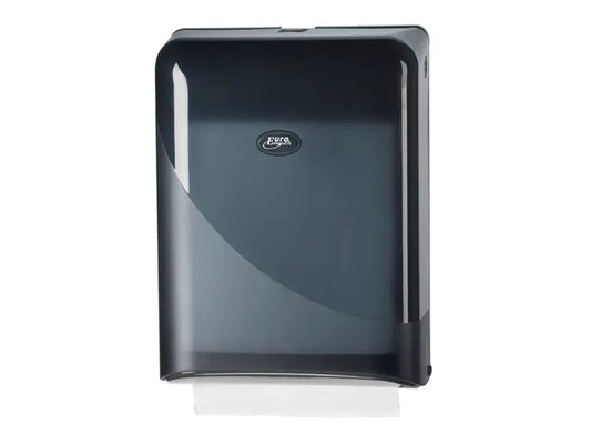 Pearl Black handdoekdispenser | Interfold, Z-Fold
