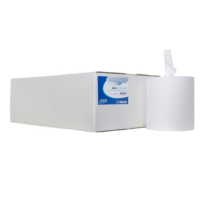 Midi Poetspapier, Cellulose, Geperforeerd (zonder koker) - 2 laags