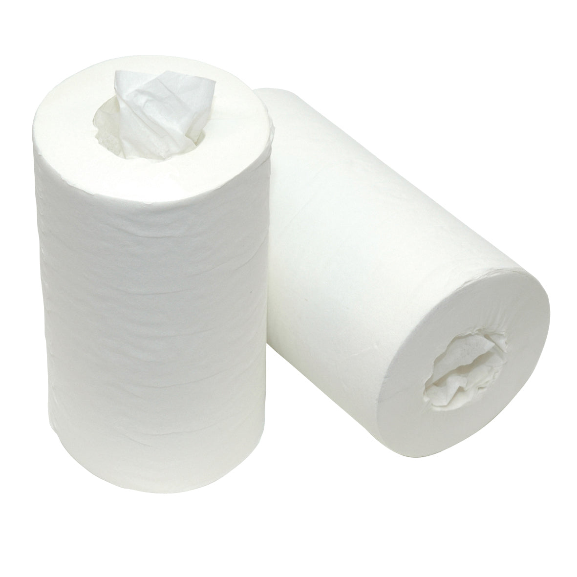 Mini Handdoekrol – 1-laags cellulose, zonder huls - 12 rollen van 120 meter - 12 rollen