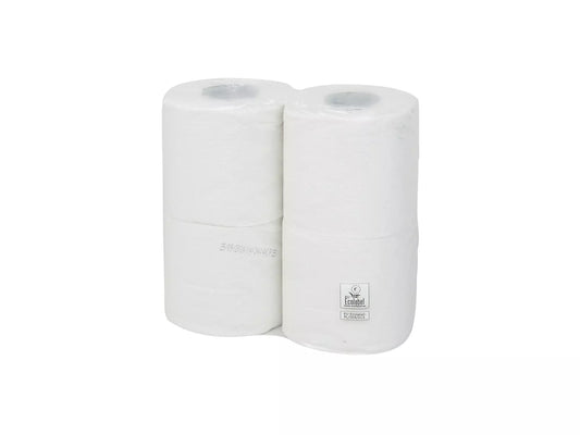 Toiletpapier 2-laags Cellulose Wit 400 vel - 4 rollen