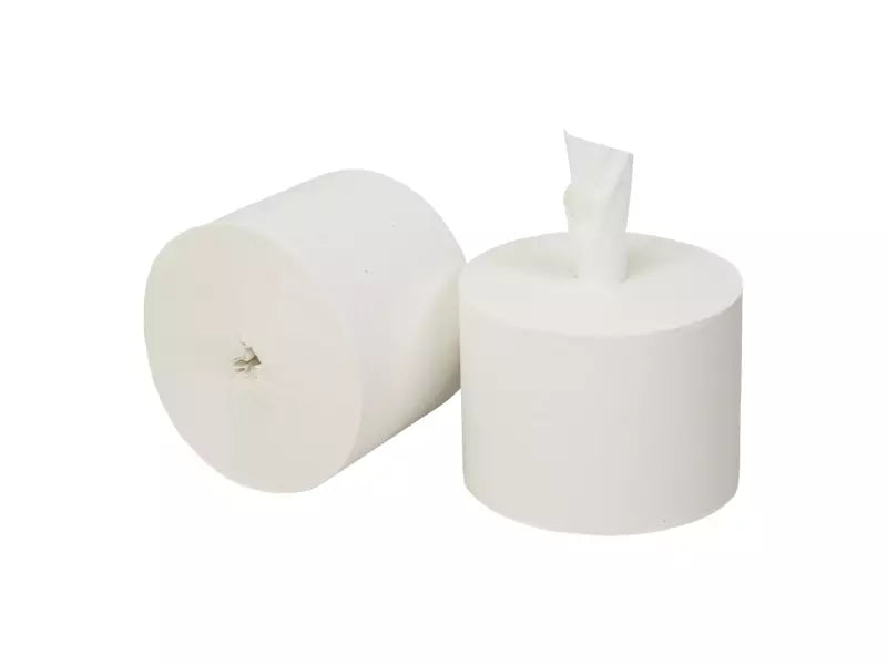 Toiletpapier coreless cellulose wit 2-laags 900 vel 36 rol