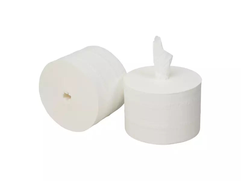 Toiletpapier coreless recycled wit 1-laags 1400 vel 36 rollen - Probio Noord