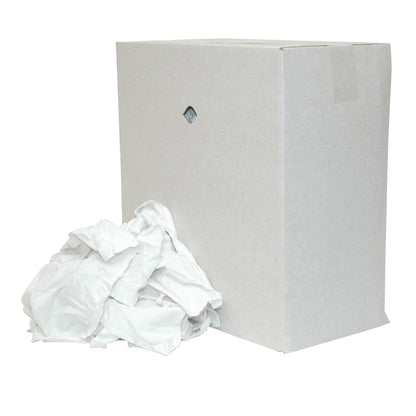 Witte katoenen poetslappen – gesneden lakens, dunne kwaliteit (10 kg)