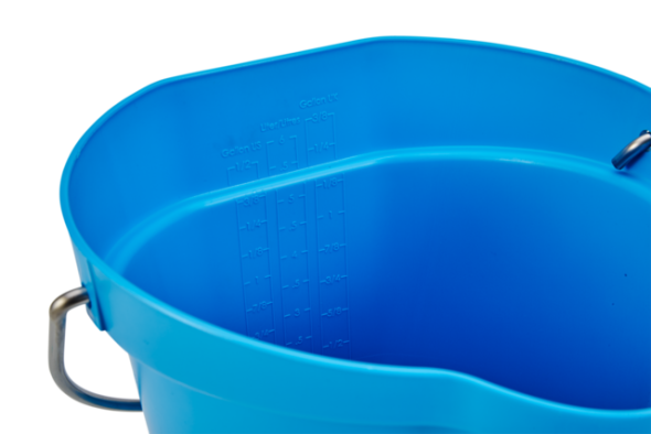 Vikan Emmer 5686 – 12 liter, hygiënische schoonmaakemmer met schenktuit