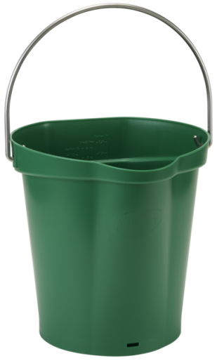 Vikan Emmer 5686 – 12 liter, hygiënische schoonmaakemmer met schenktuit