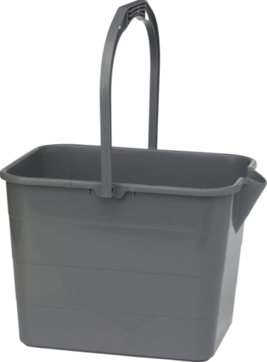 Vikan 375018 Mopemmer – Professionele schoonmaakemmer 15 liter, grijs