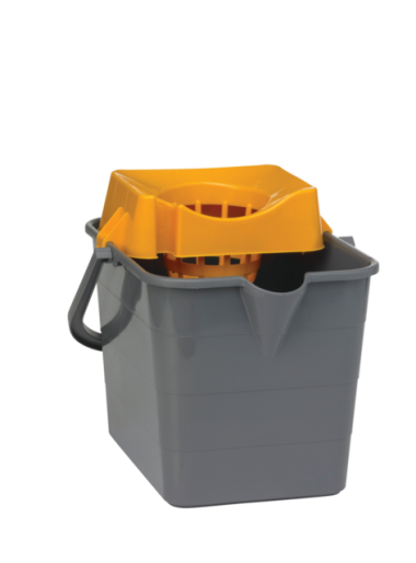 Vikan Wringkorf 376016 – Geel, geschikt voor Vikan mopemmer 375018