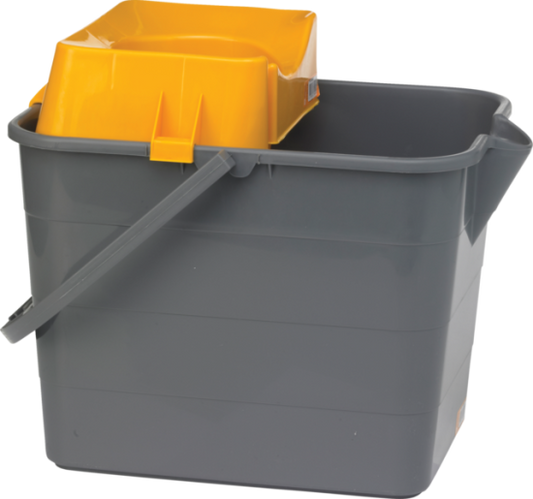 Vikan 375018 Mopemmer – Professionele schoonmaakemmer 15 liter, grijs
