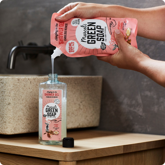 Douchegel Navulling Argan & Oudh