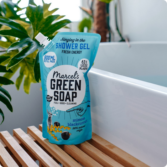 Douchegel Navulling Mimosa & Zwarte Bes