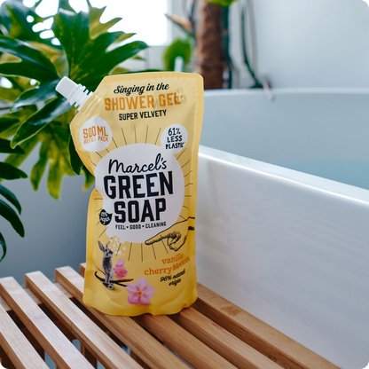 Douchegel Navulling Vanille & Kersenbloesem