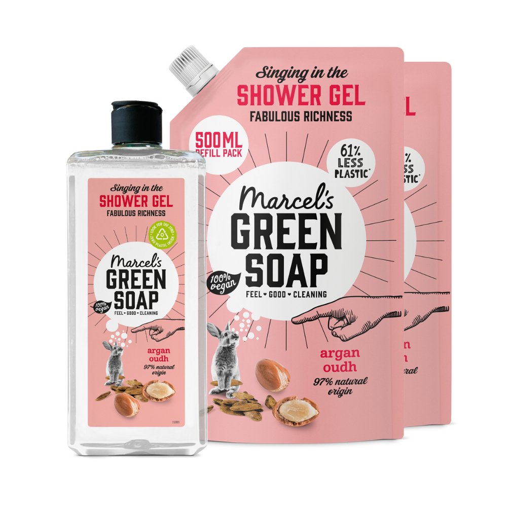 Douchegel Navulbundel Argan & Oudh - stuk