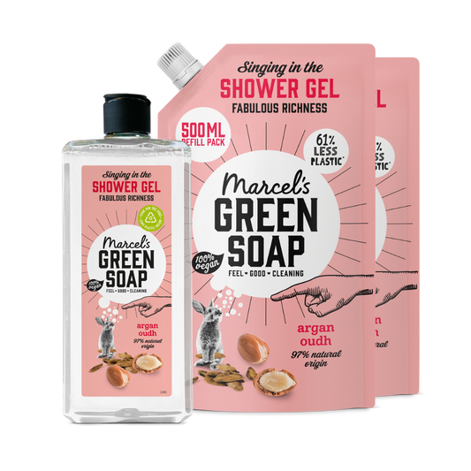 Douchegel Navulbundel Argan & Oudh - stuk