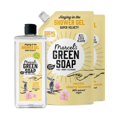 Douchegel Navulbundel Vanille & Kersenbloesem