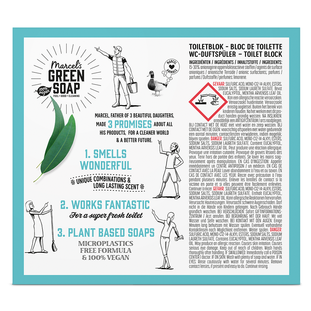 Toiletblok Munt & Eucalyptus