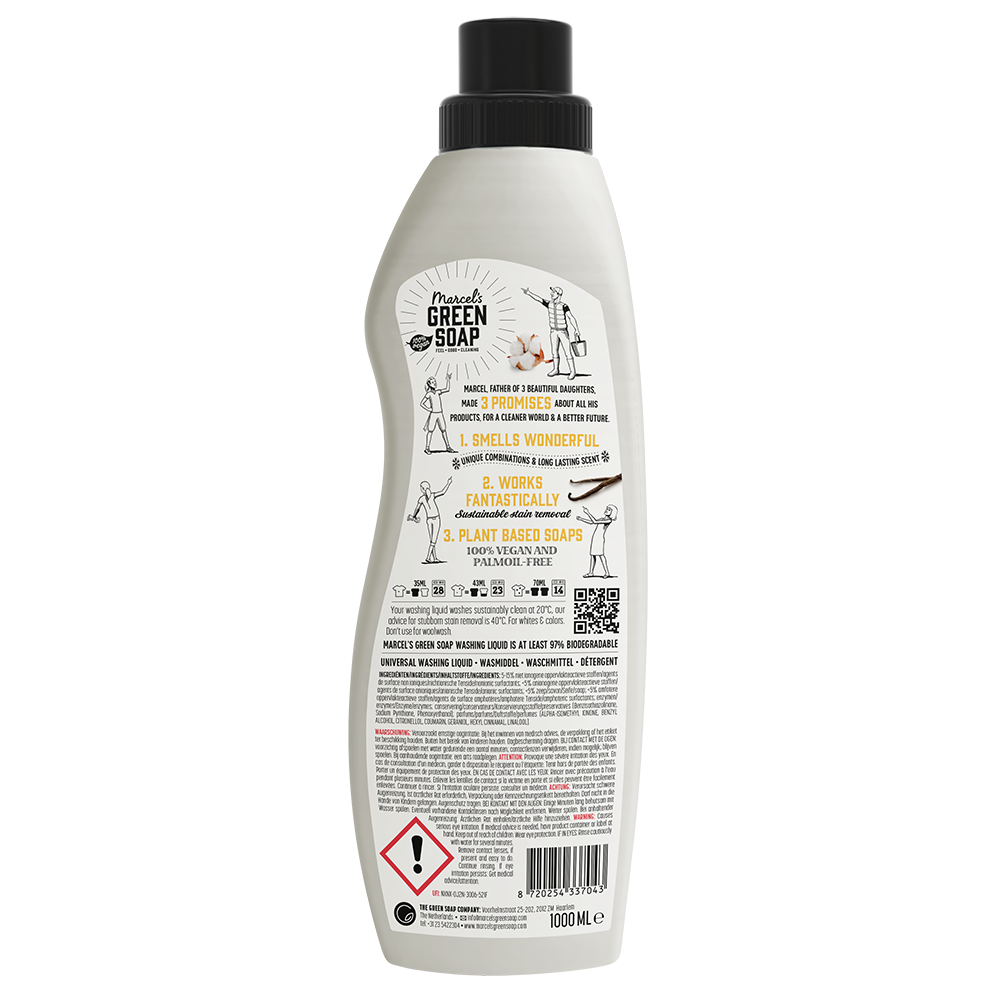 Universeel Wasmiddel Vanille & Katoen