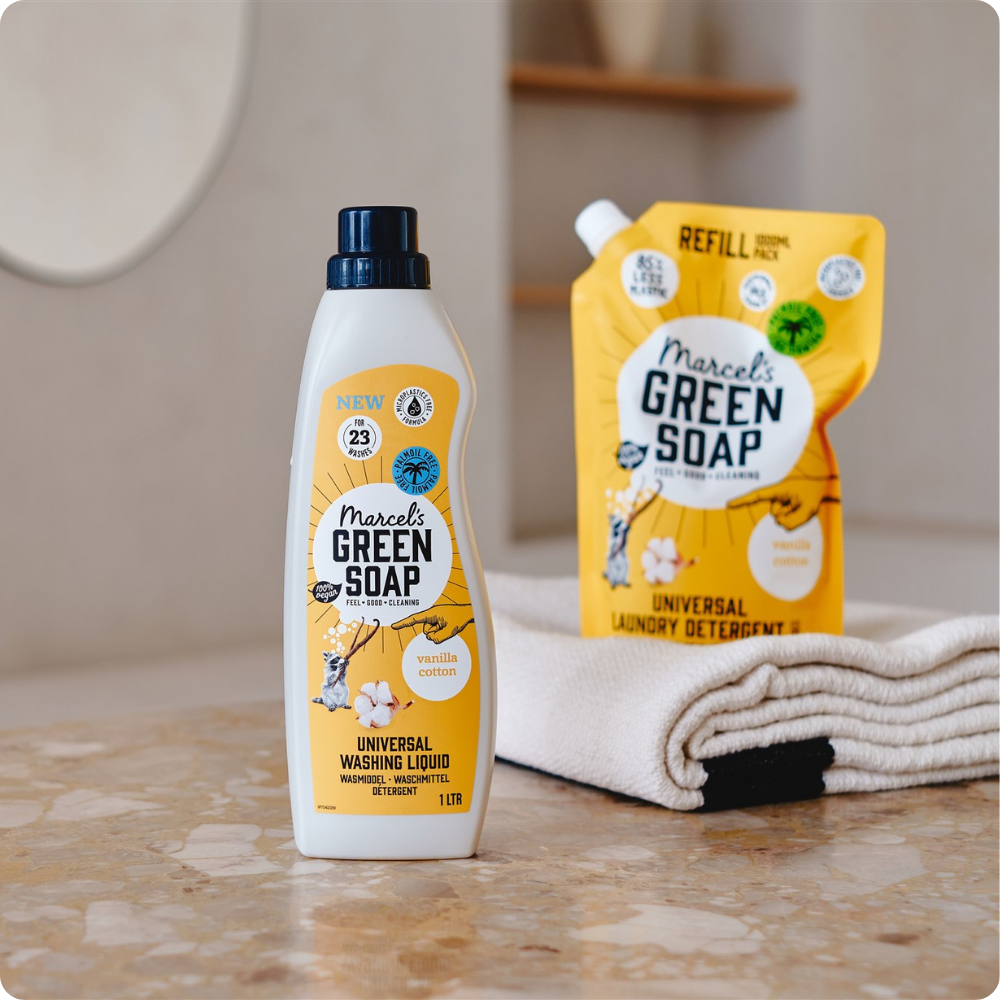 Universeel Wasmiddel Navulling Vanille & Katoen