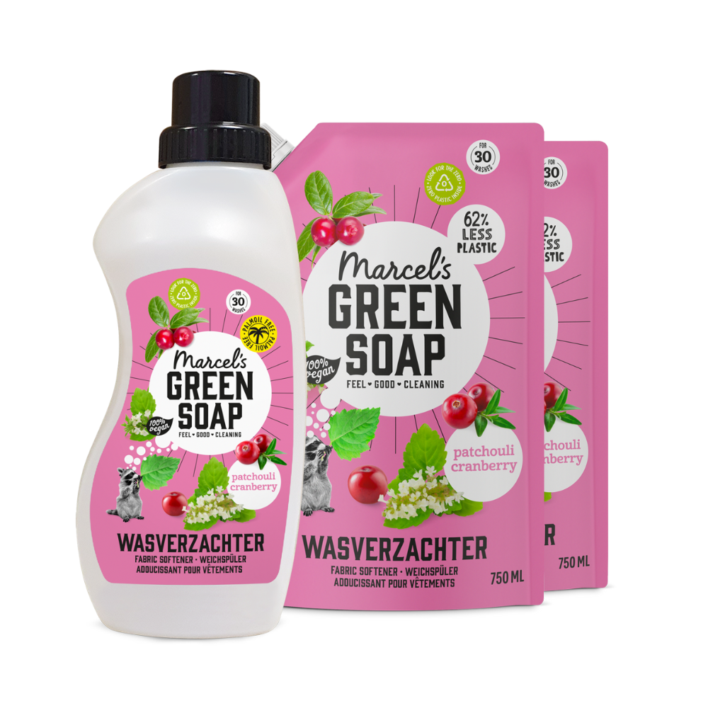 Wasverzachter Navulbundel Patchouli & Cranberry - stuk