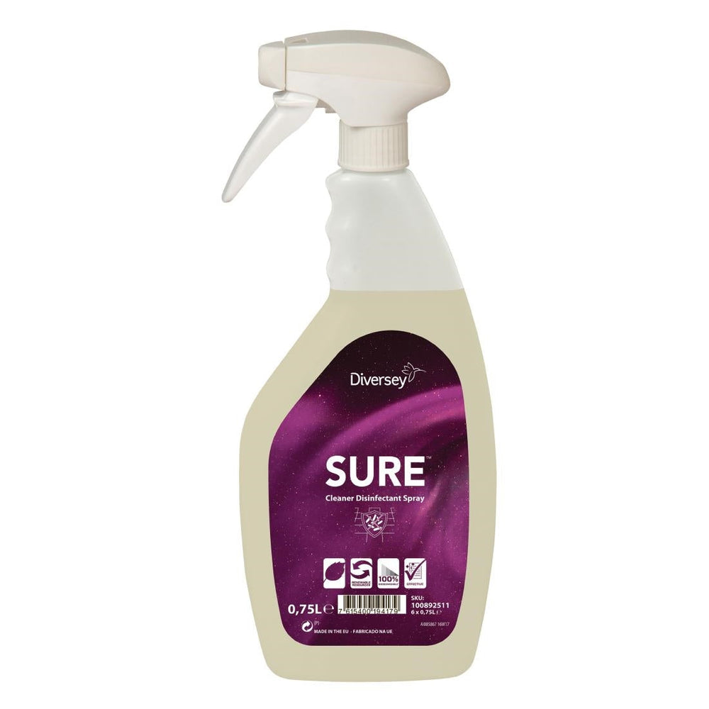 Sure gebruiksklare reiniger en desinfectant, spuitflacon 750 ml