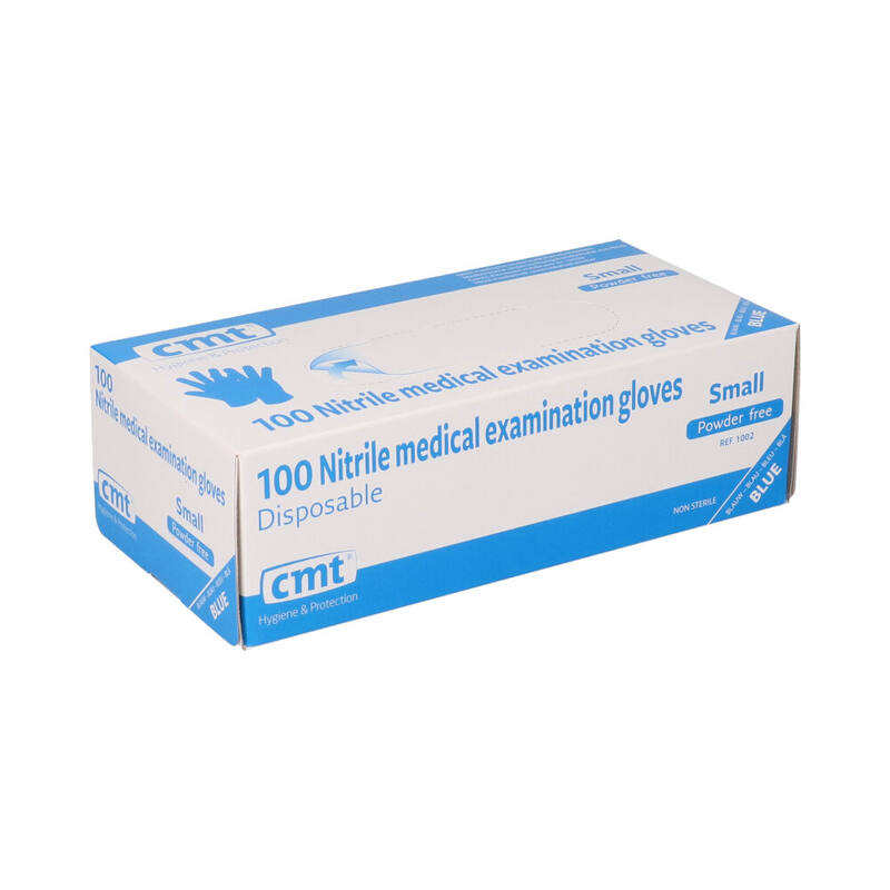 cmt nitril handschoenen blauw maat m