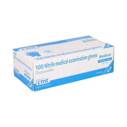 cmt nitril handschoenen blauw maat m