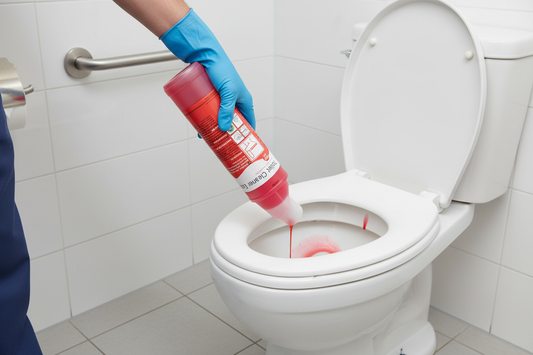 Toilet Cleaner Eco in gebruik