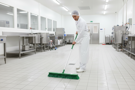 Vikan Aluminium Steel Groen – in gebruik