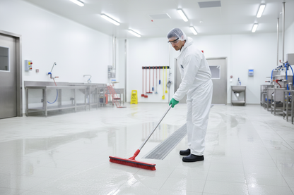 Vikan Aluminium Steel Rood – in gebruik