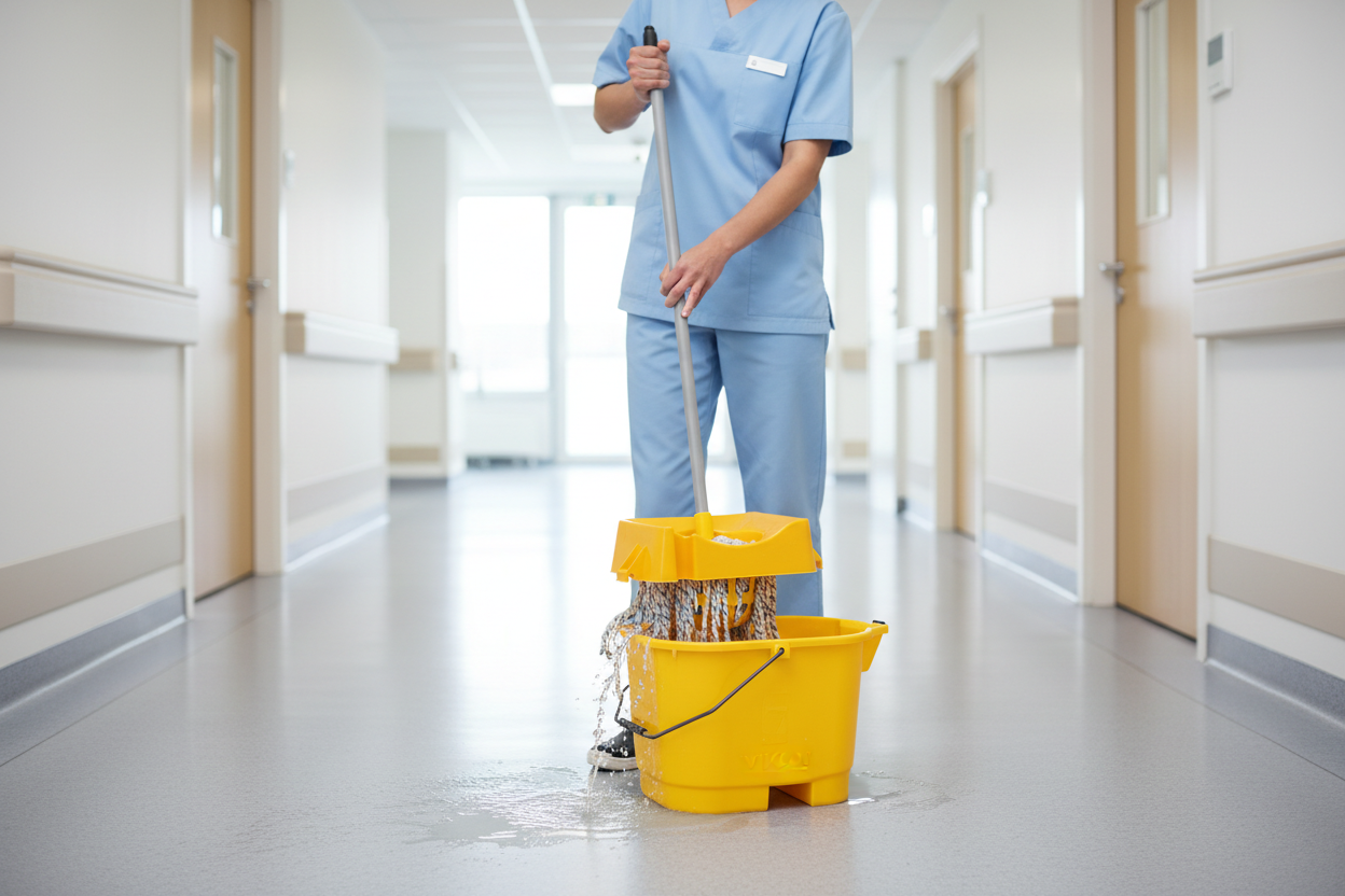 Vikan Wringkorf – in gebruik