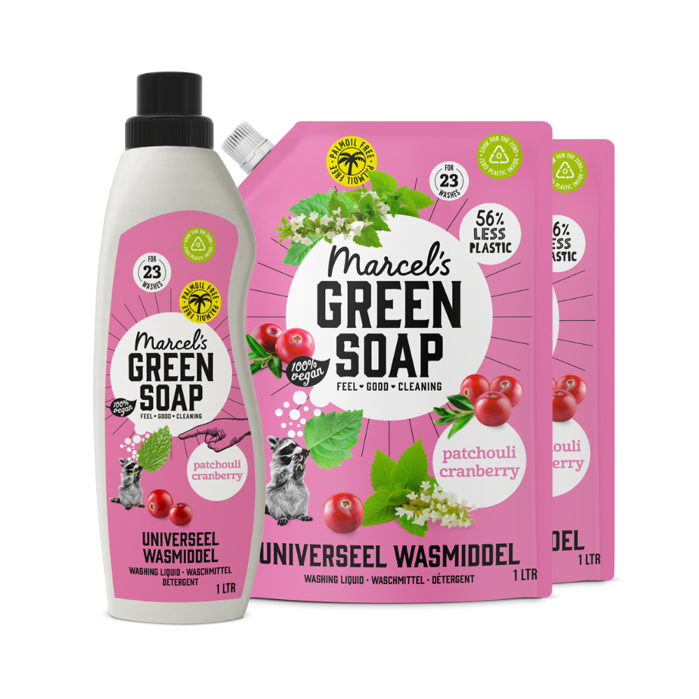 Universeel Wasmiddel Navulbundel Patchouli & Cranberry - stuk